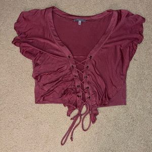Mauve Crop Top